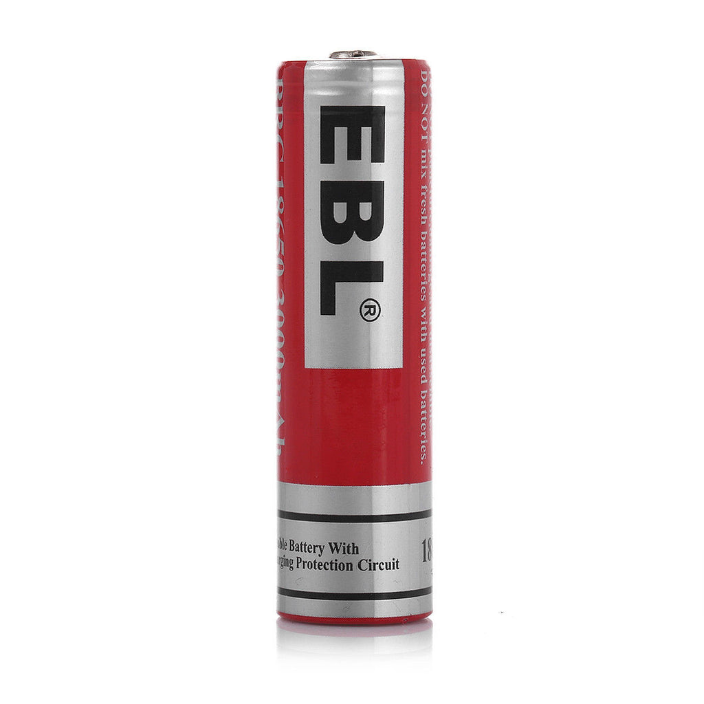 Rechargeable Battery EBL - 18650 Lithium-Ion Rechargeable Battery 3000mAh 3.7V, 1 Pack - Recommended for Tendlite®