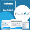 FLEXA Natural Relief Cream - Use on Muscles, Back, Neck, and Joints - with Arnica, Menthol, MSM, Ilex Leaf, and Tea Tree Oil - 3 Oz Jar